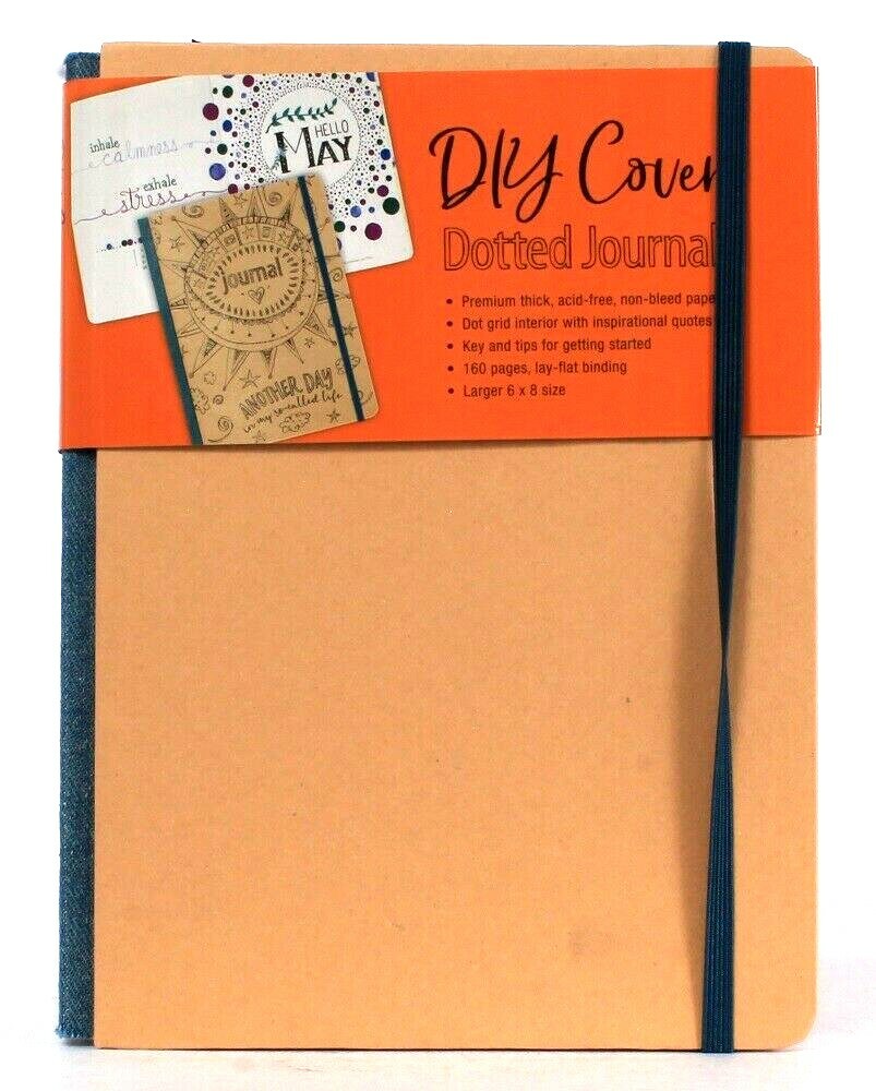 1 Count Ellie Claire DIY Dotted Journal 160 Pages With Inspirational Quotes
