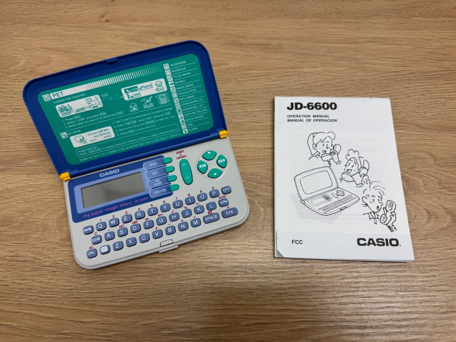 ~VINTAGE~ CASIO JD-6600 My Super Magic Diary Pet Action