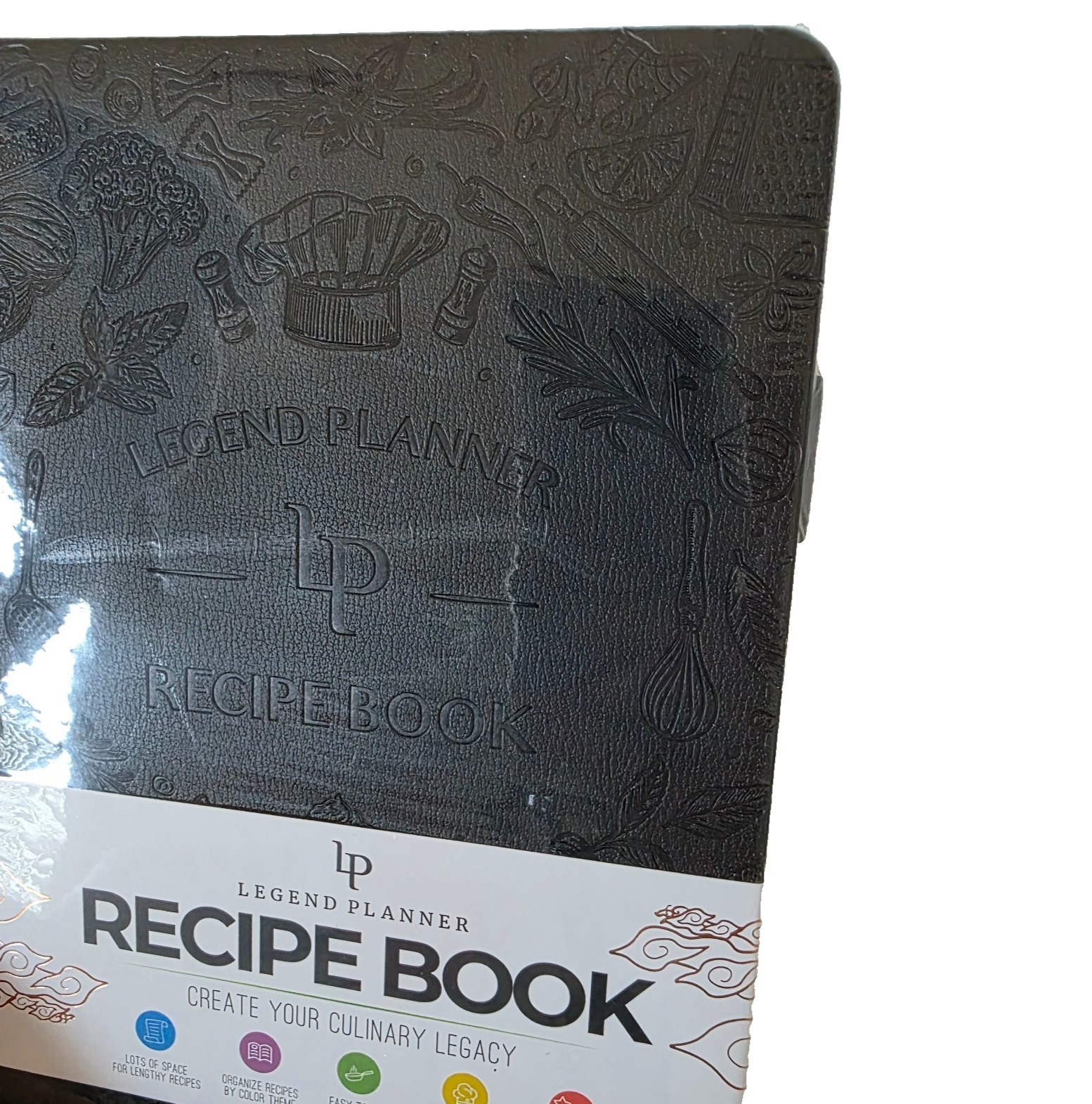 Blank Recipe Book Planner Culinary Organizer Hardbound Write In Your Own Recipes
