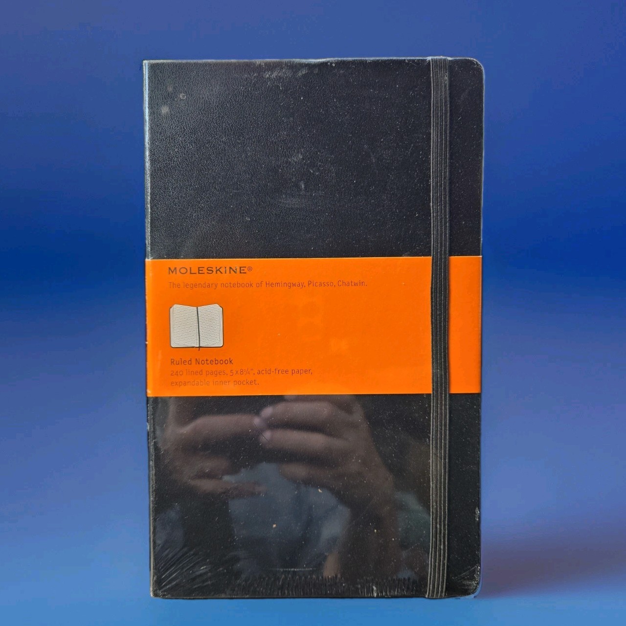 Moleskine Ruled Notebook 240 Lined Pages 5×8 1/4″ New