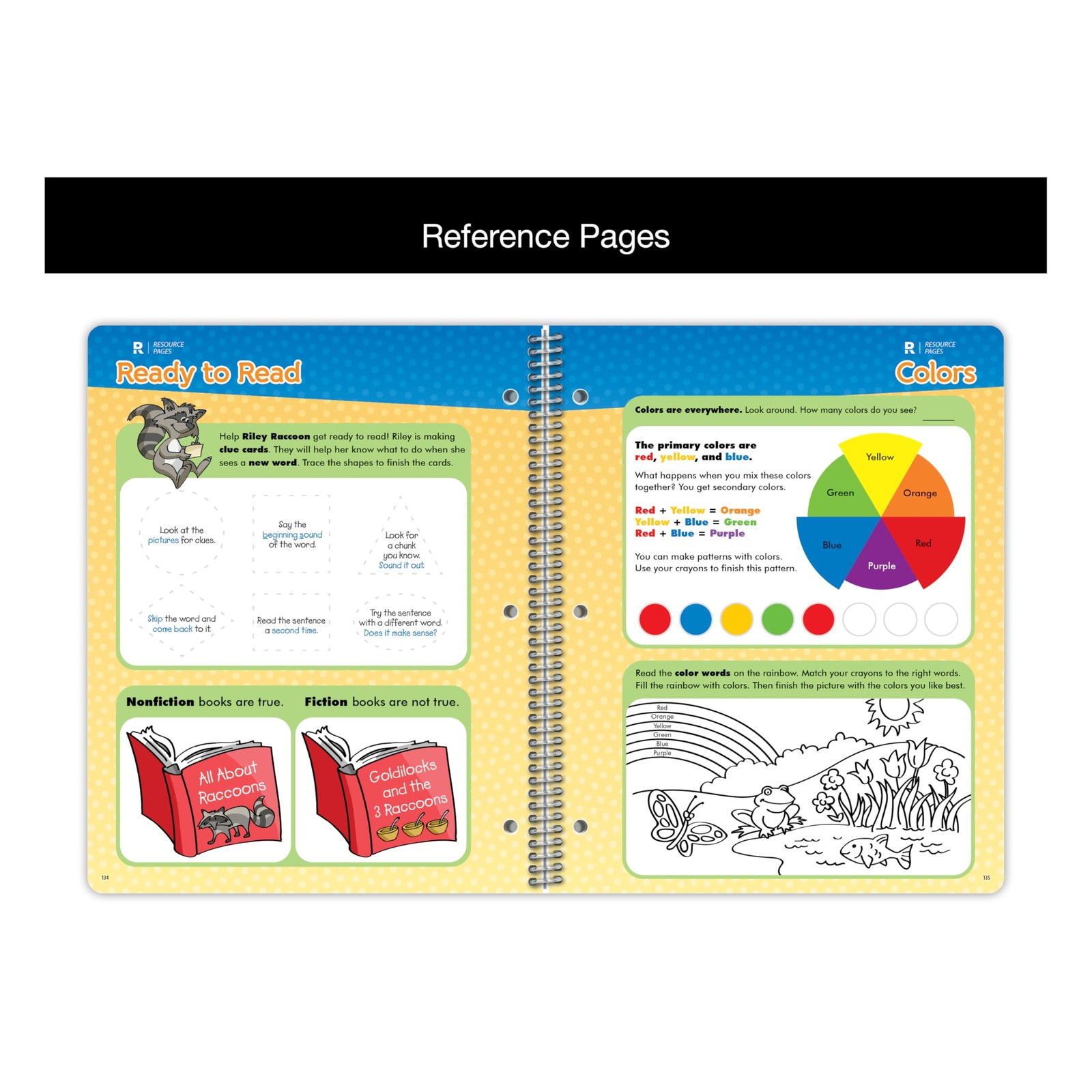 Academic Planner for Kids Ages 5-9, Primary Block Cover, 8.5″ x 11″, Green
