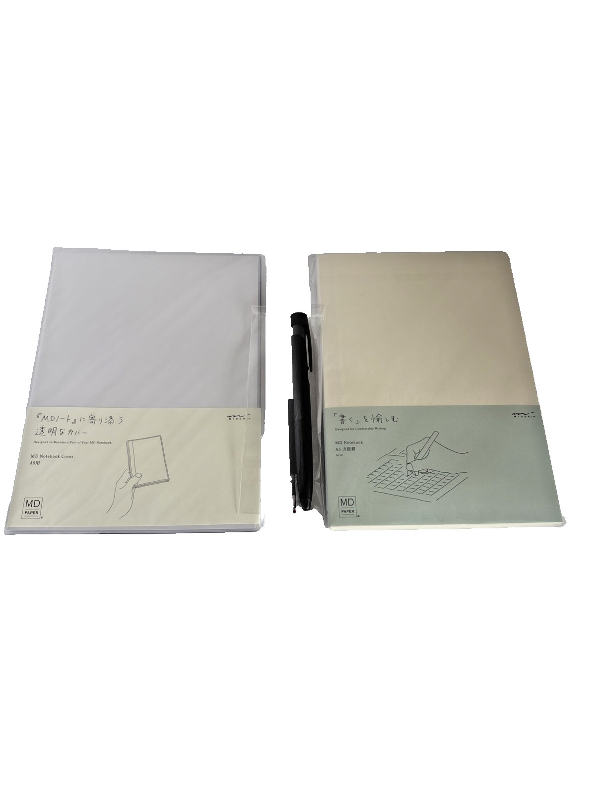 Paper A5 Notebook Cover Pen Midoria Premium
