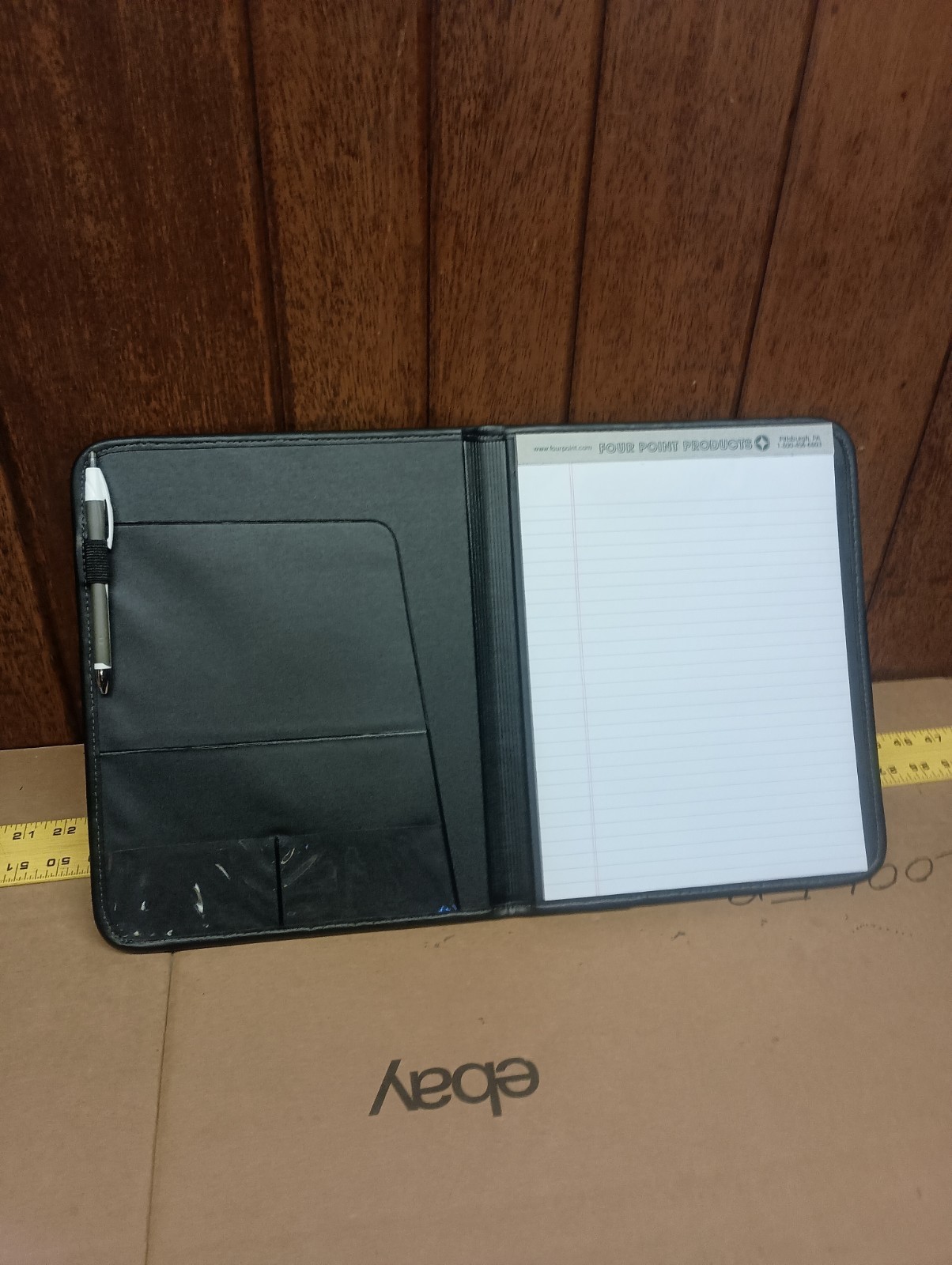 Purdue Research Foundation Portfolio Pad Folio Notepad 13” X 10” By Leeds