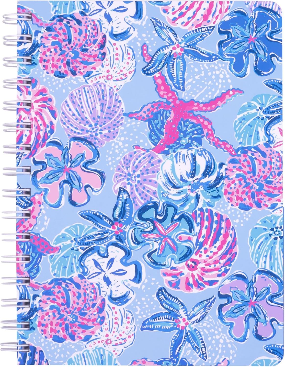 Lilly Pulitzer Hardcover Mini Spiral Notebook, 8.5″ x 6.5″ Small Journal with 16