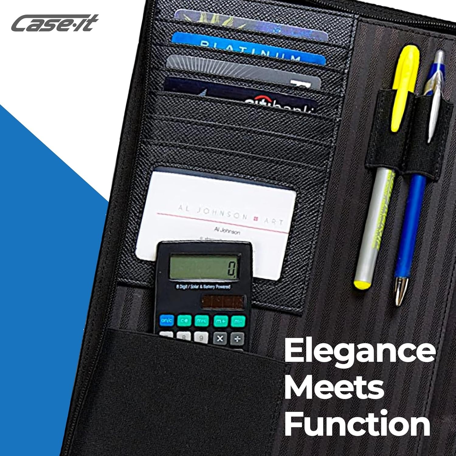 Leather Padfolio with Compact Design – Perfect for Professionals