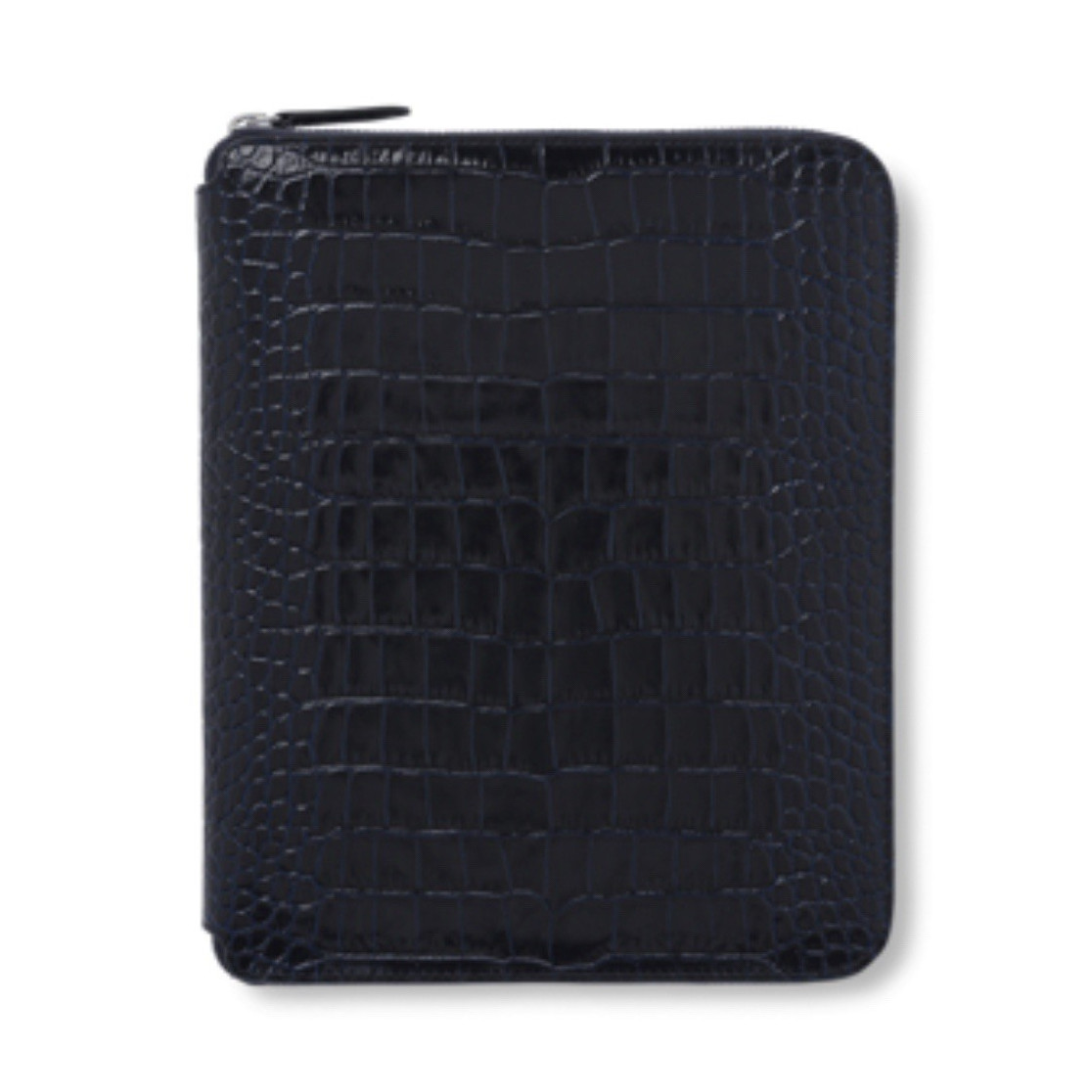 A5 Writing Folder with Zip in Mara – Navy
