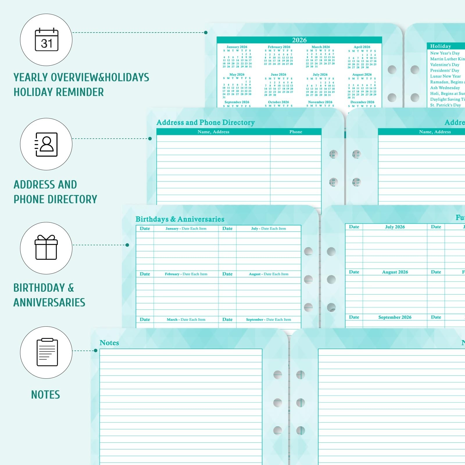 2026-2027 Planner Refills – Planner 2026-2027 Daily Weekly and Monthly from J…