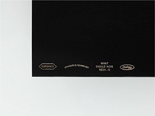 Nitoms S4101 STALOGY Notebook, A5, Squared, 365 Days A5(365デイズノート), Black