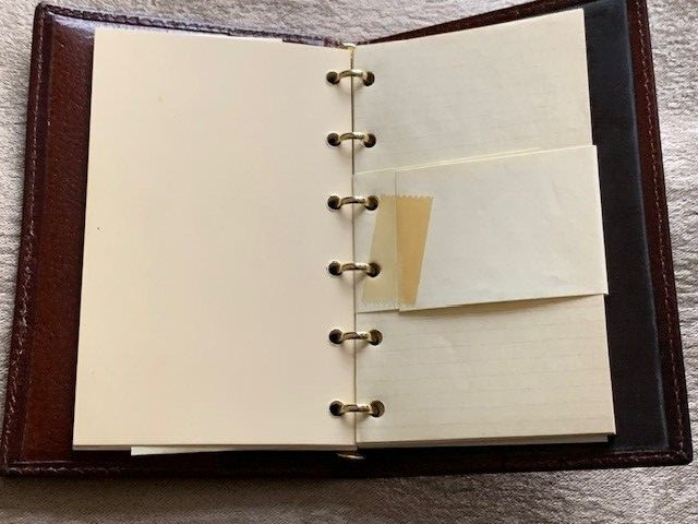Bosca Brown Old Leather Compact Phone Book 5.0″ x 3.5″ & Card Holder 4.0″ x 3.0″