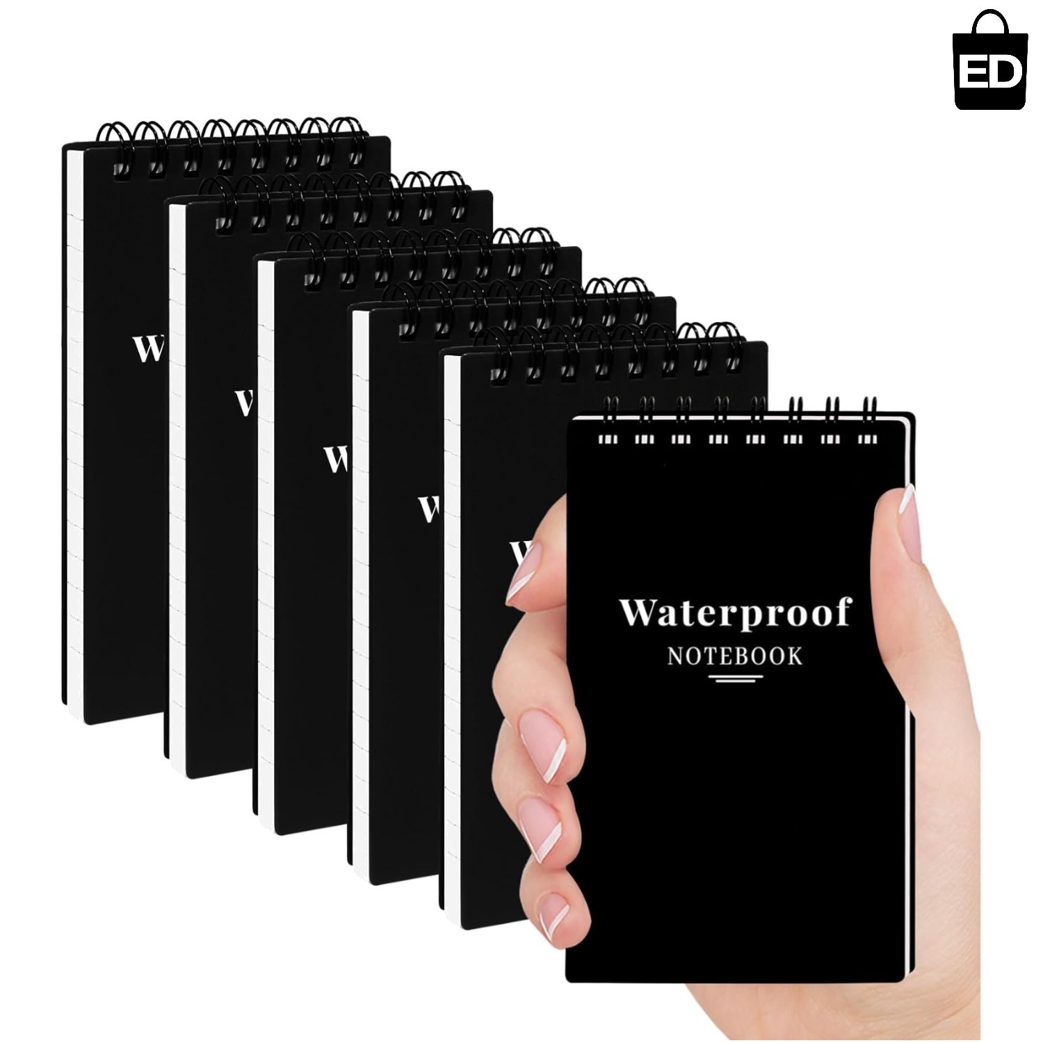 Day-Timer All Purpose Pocket Notes, Black, Pocket Size, 3 1/2″ x 6 1/2″, 3 Pack