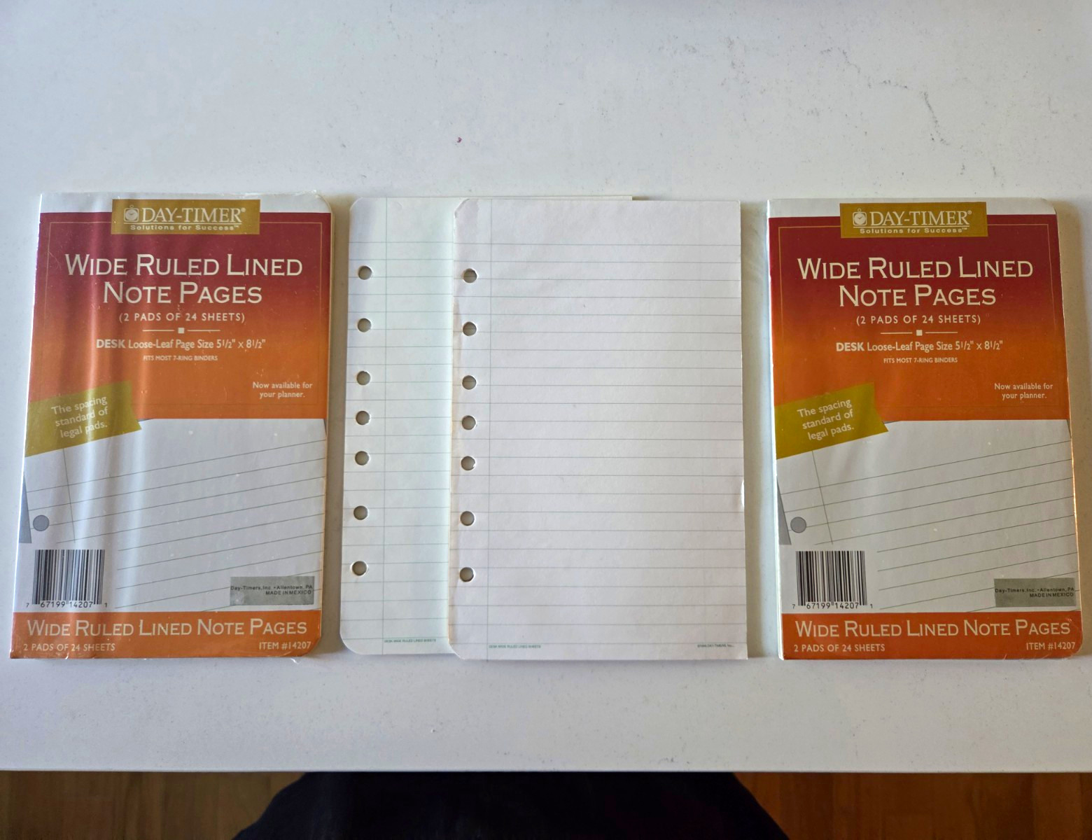 Day-Timer Desk Wide Ruled Lined Note Pages 5 1/2 x 8 1/2 MPN 4207