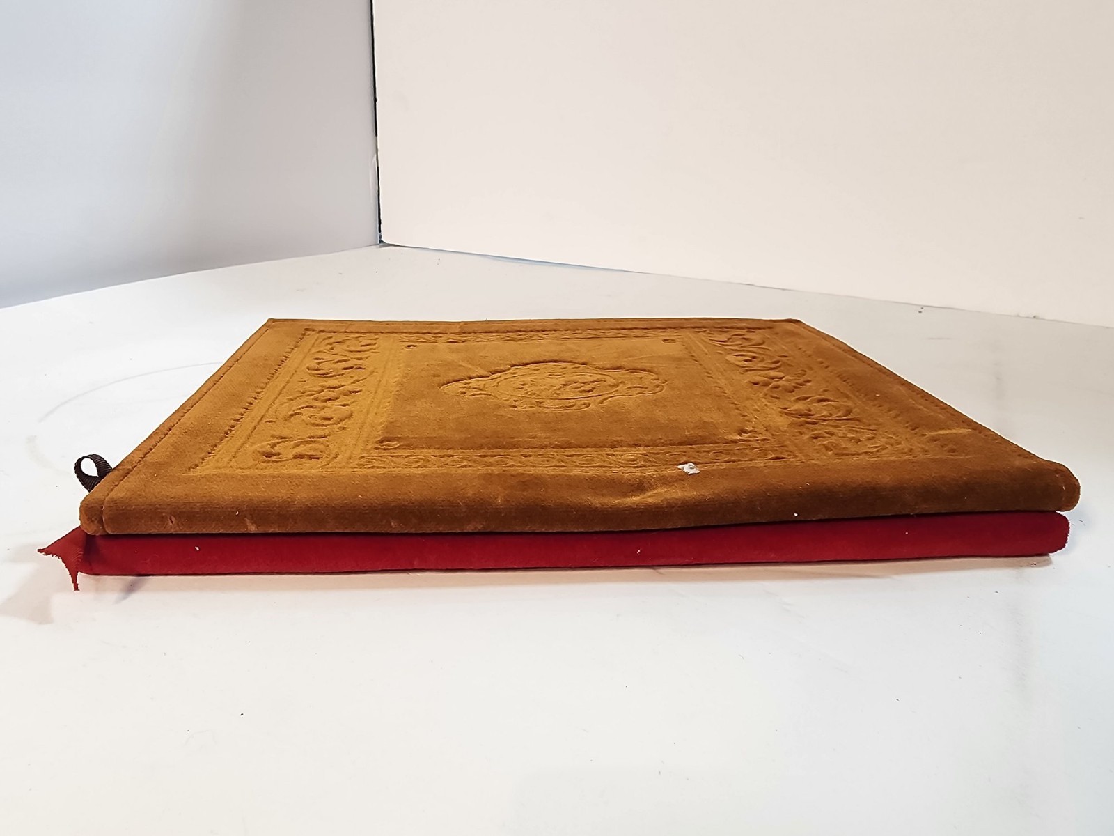 Vintage Velvet Notepad Covers with Ribbon Closure | Set of 2 | 6″ x 10″