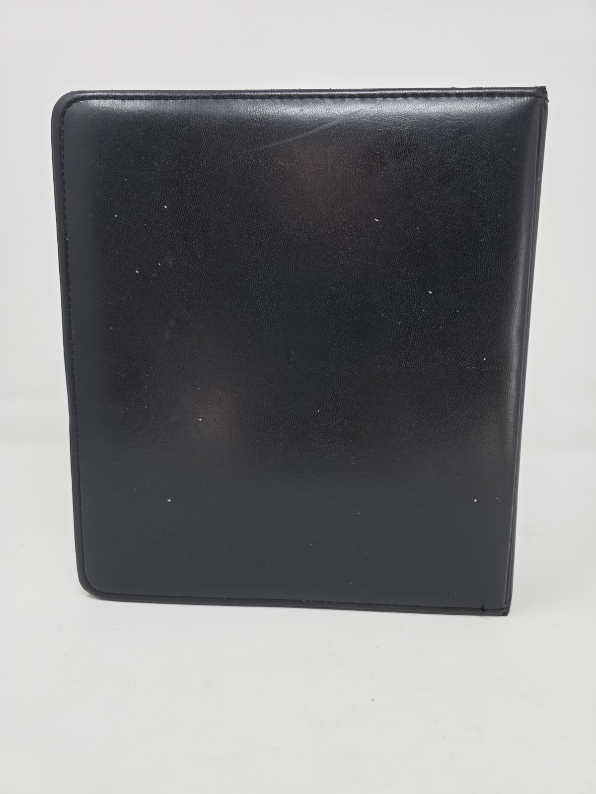 Franklin Covey Planner Black Simulated Leather 7-Ring Binder Organizer