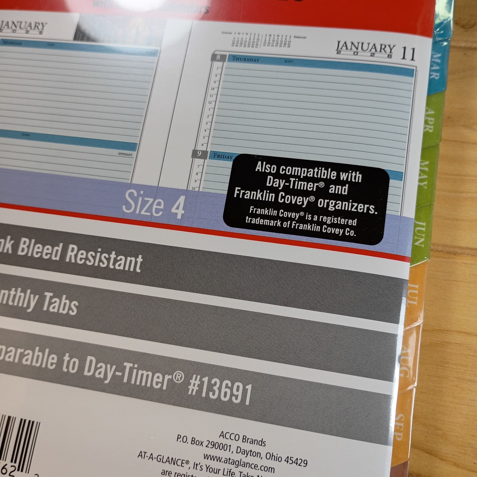 AT-A-GLANCE My Week 2026 Size 4 With Monthly Calendars Item #281-285Y New