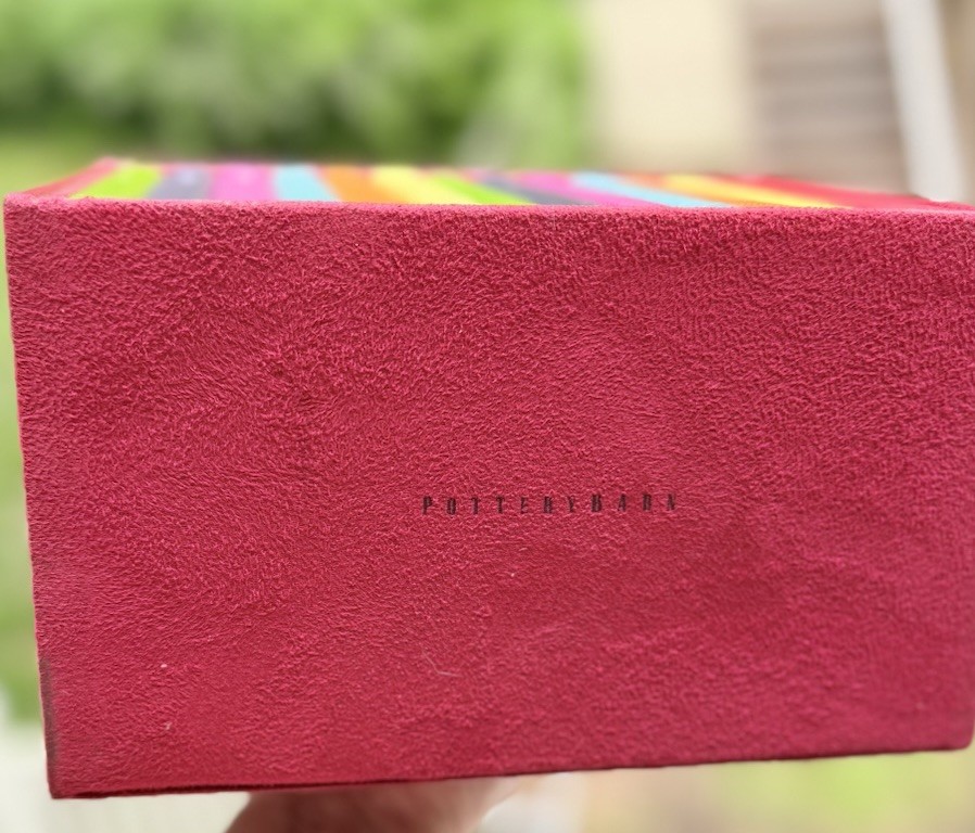 Pottery Barn Leather Multicolored Monthly 12 Journal Books