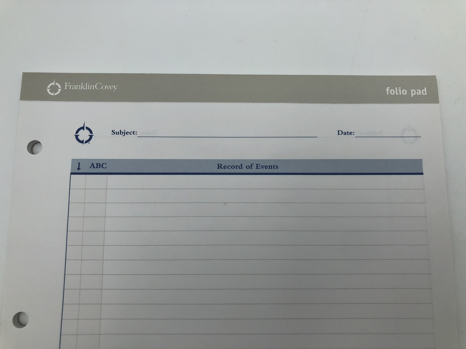Franklin Covey 4-Ring Folio Pad-A4