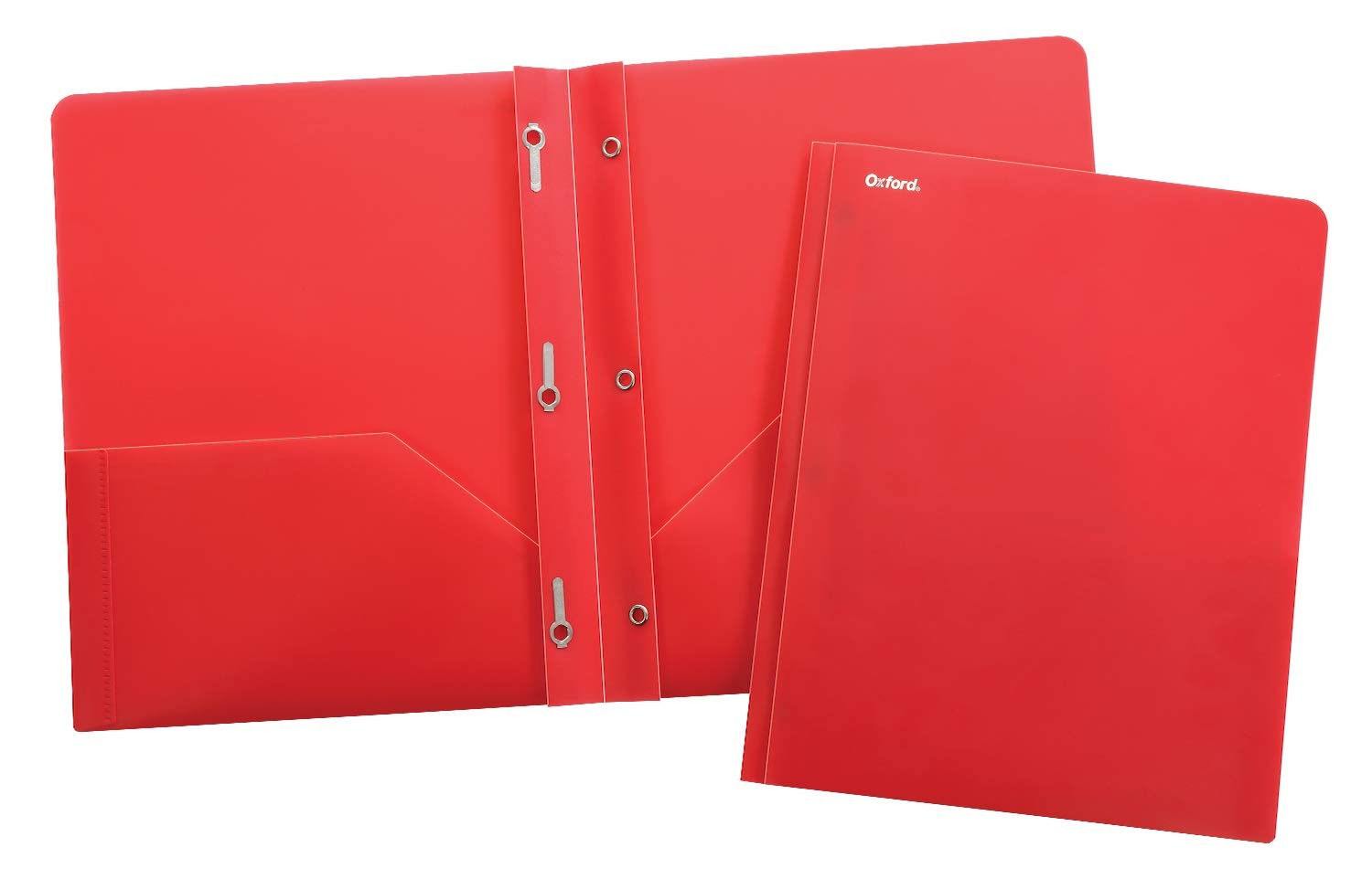 Translucent Two-Pocket Poly Portfolios, Assorted Colors, Letter Size, 25 per …