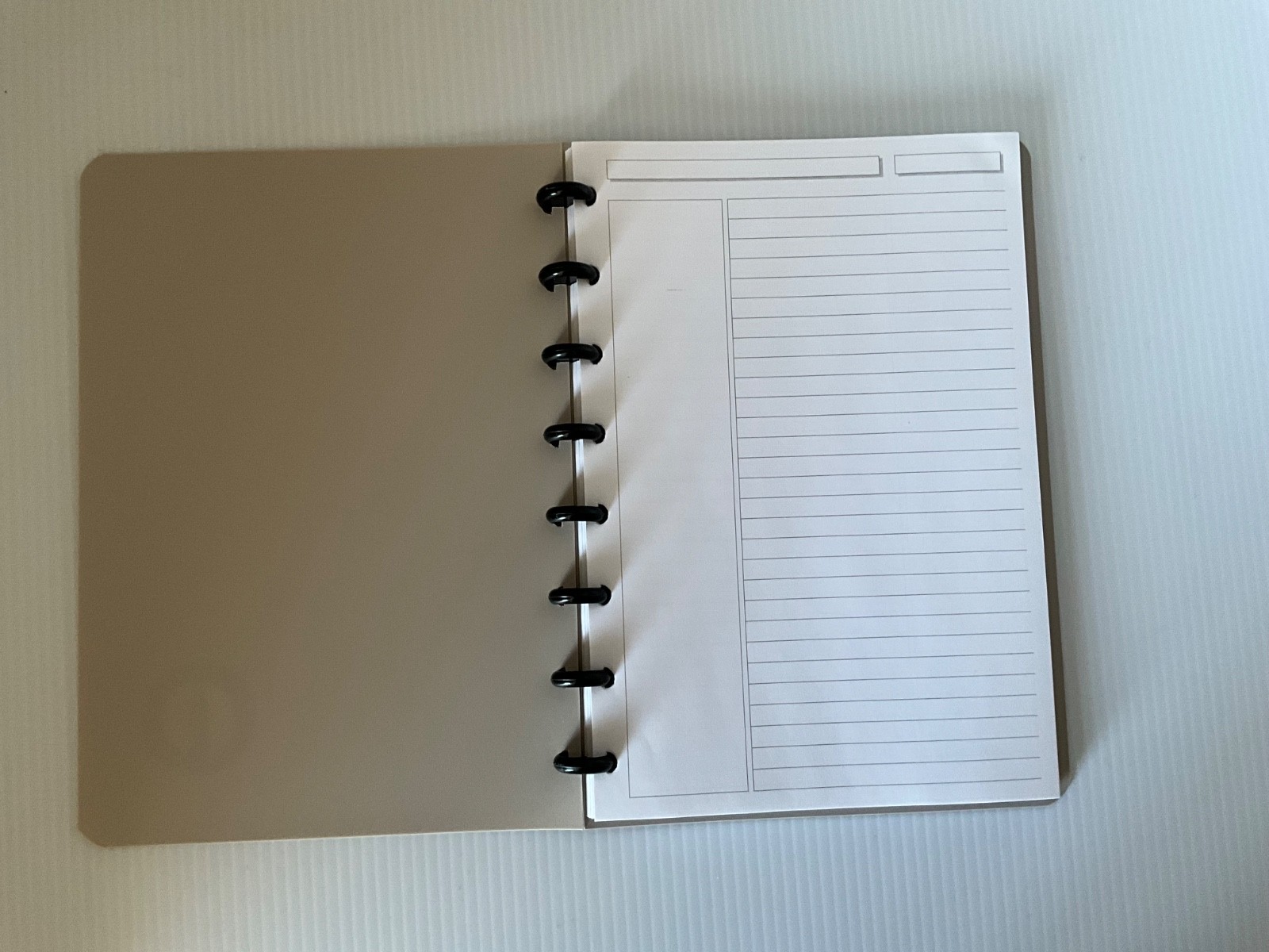 Levenger Circa Junior Notebook Ruled original Plastic Cover