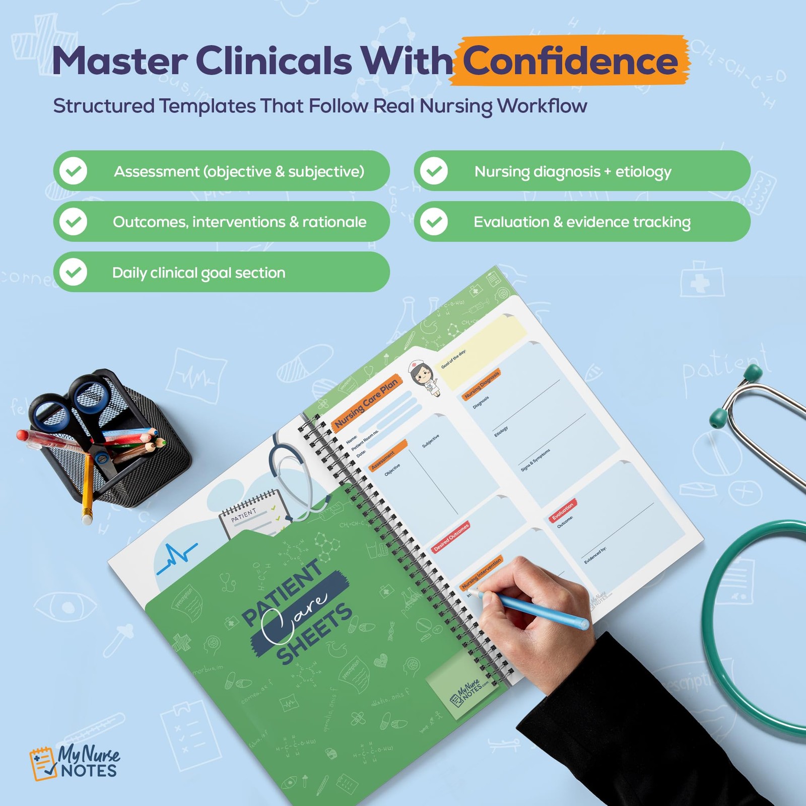 My Nurse Notes Ultimate Nursing Student All-In-One Academic