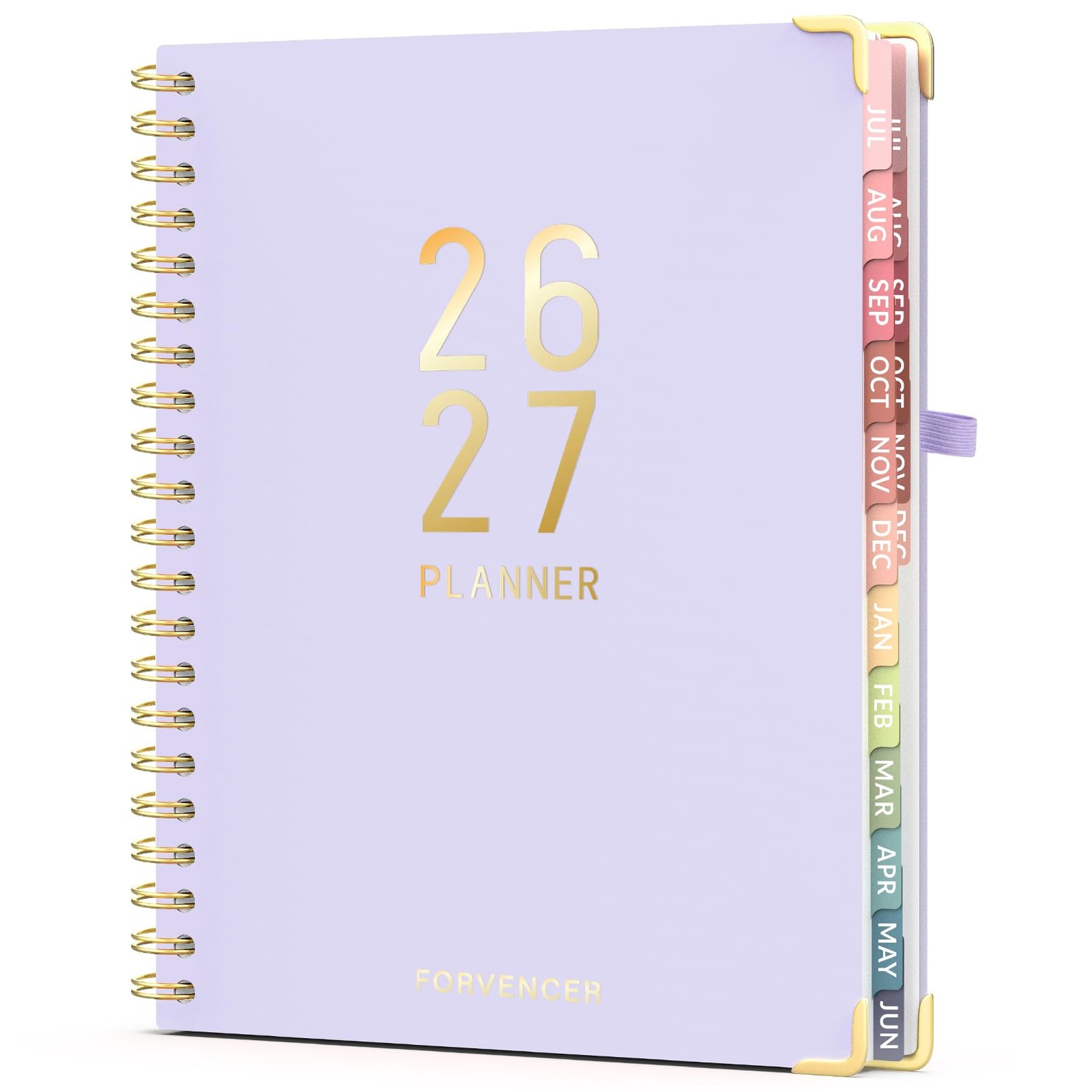 Jul 2026 – Dec 2027 Planner, Forvencer 18 Month Academic 8.5″ X 11″, Purple