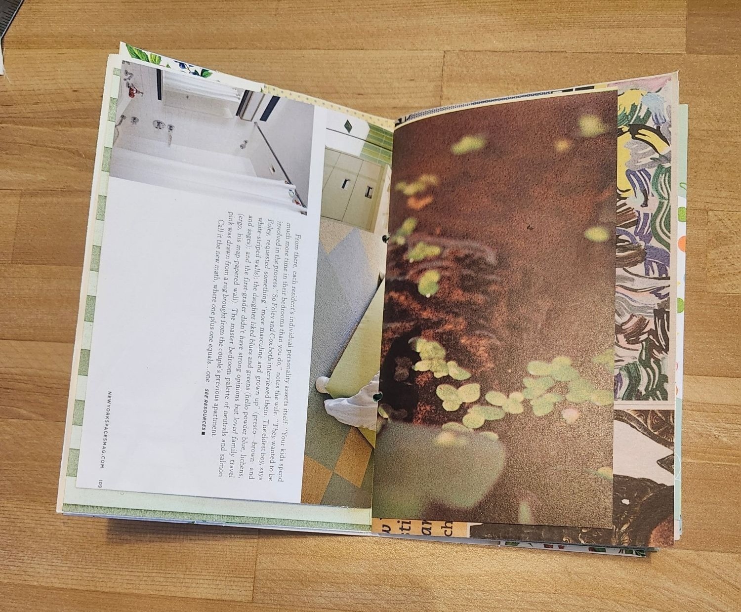 Handmade Junk Journal 90 pages Colorful & Bright 6×6.5″