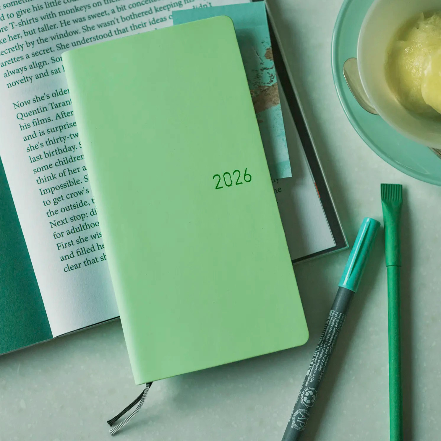 HOBONICHI TECHO 2026 Smooth weeks English Japanese PU Milk Cocoa etc. JAPAN NEW