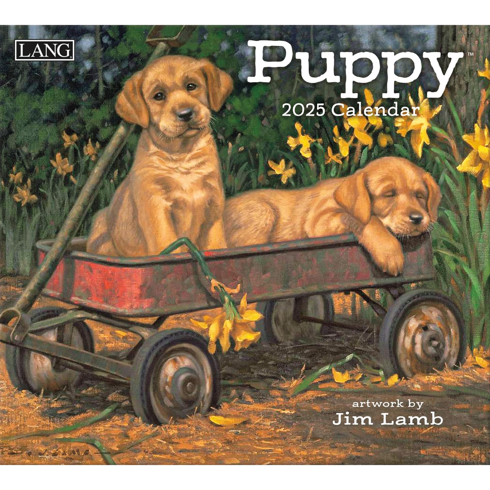 LANG Puppy 2025 Wall Calendar (25991001937) Multi