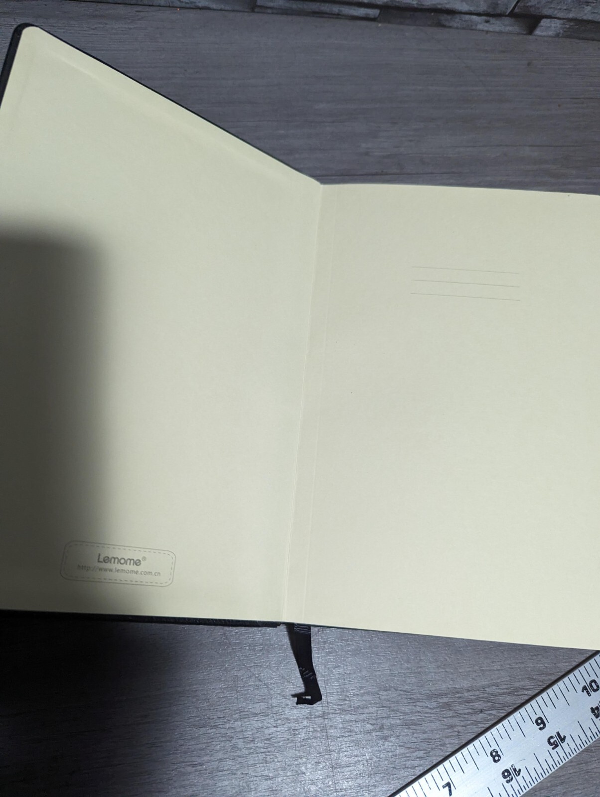 Ruled Notebook/Journal Lined Journal For Writing 5.75”X8.4” Lemome Black Book