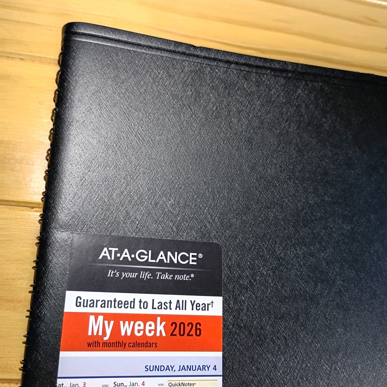 AT-A-GLANCE My Week 2026 Quick Notes® #76-950-05 New.