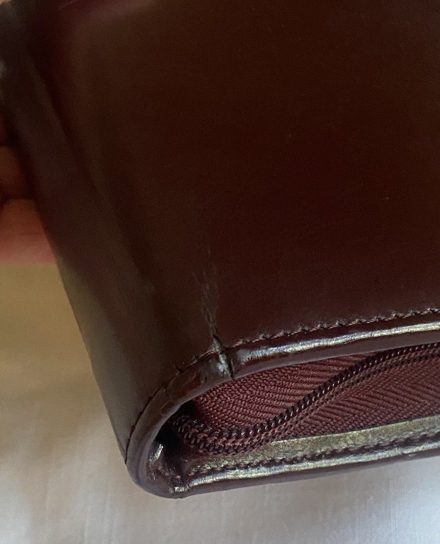 Vintage Day Timer 7 Ring Maroon/Burgundy CLASSIC Zipper Planner Binder Organizer