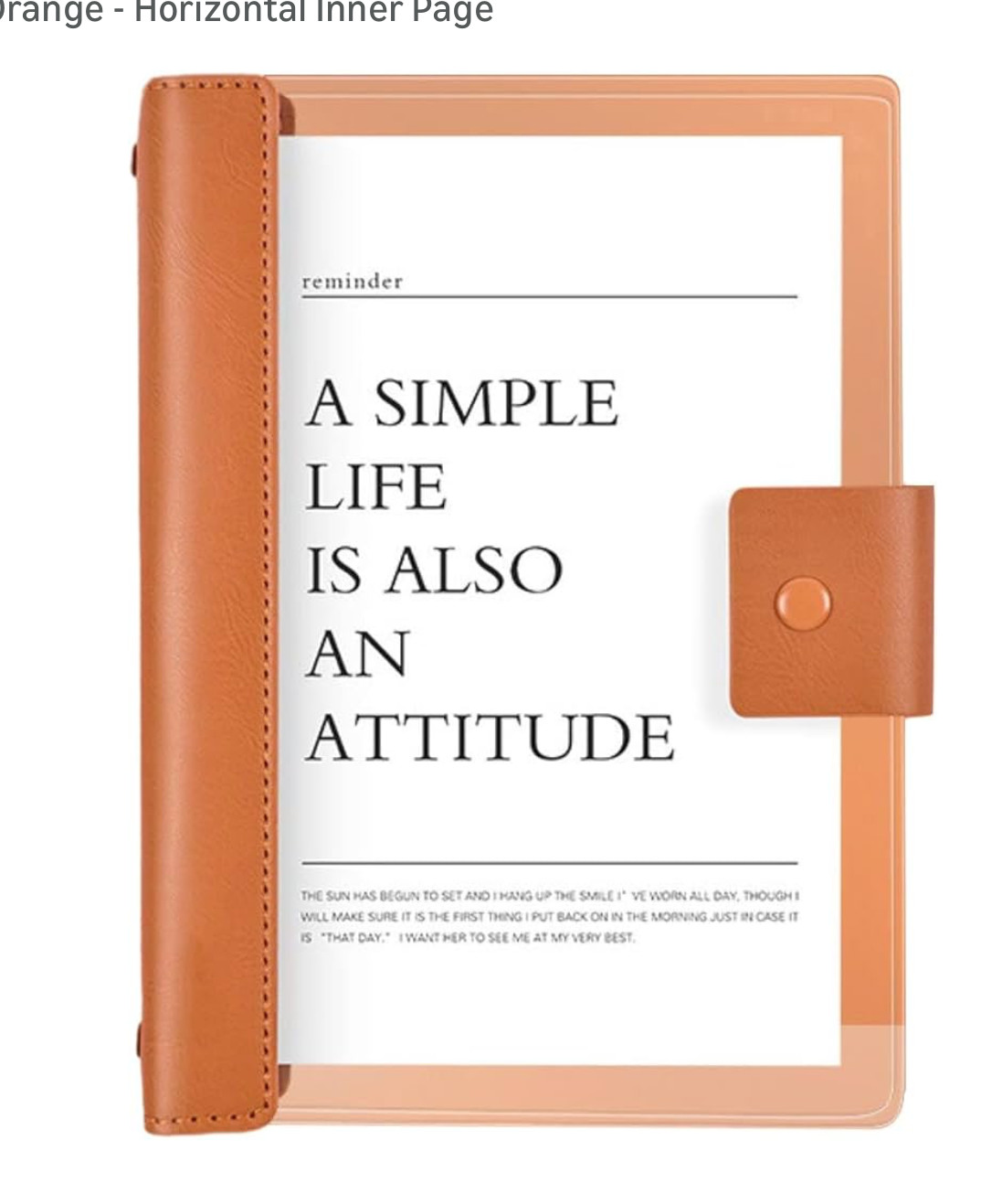 New Ultra Transparent Notebook & Page Marker Set