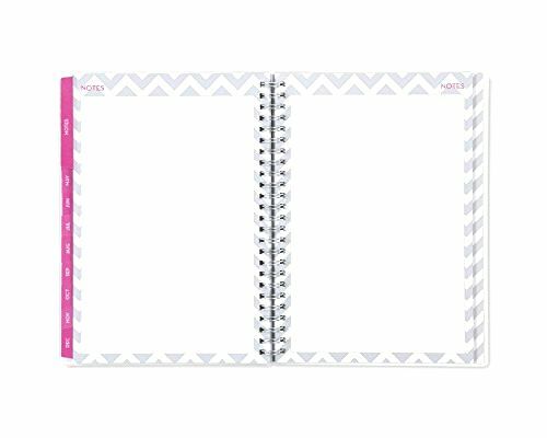 Blue Sky 2018 Weekly & Monthly Planner with Extra Notes Pages, Twin-Wire Binding