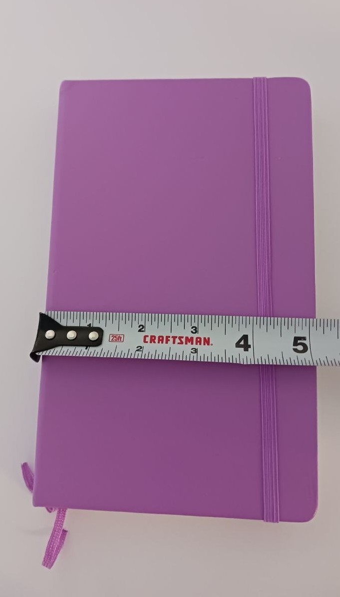 EXCEED Journal Dotted pages, ribbon marker, Elastic Band closure, Photo Pocket
