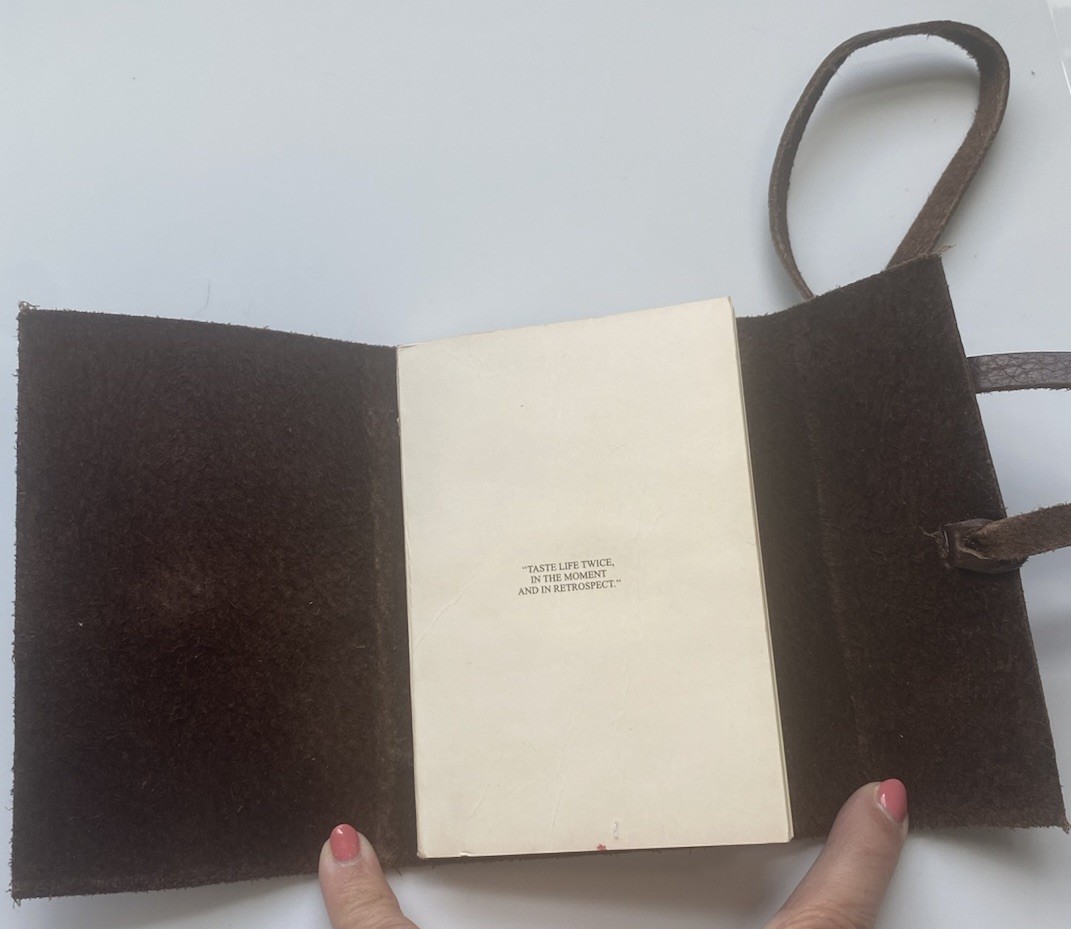 Profound Genuine Leather Journal Pocket Size Pre Owned Not Used! Refillable!!