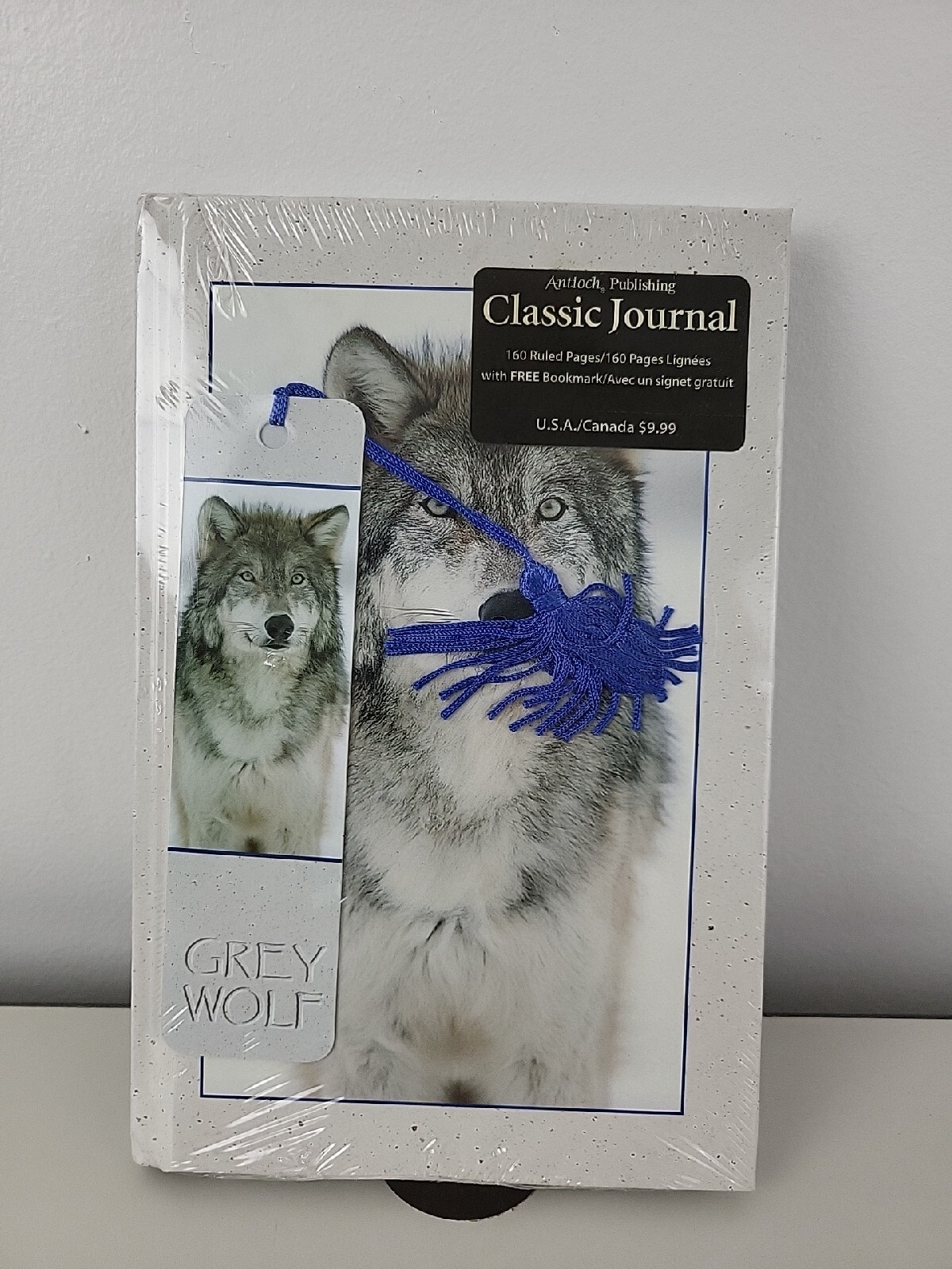 Journal Heavy Cover 160 Pages Each 8″ x 5.75” – Grey Wolf – Hard Cover Sealed
