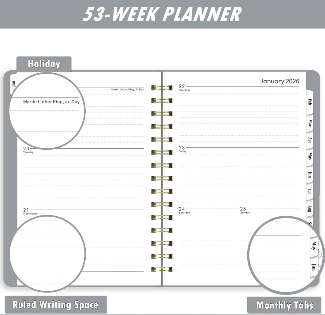 2026 Planner – 2026 Planner Weekly and Monthly, Jan. 2026 – Dec. 2026, Calendar.