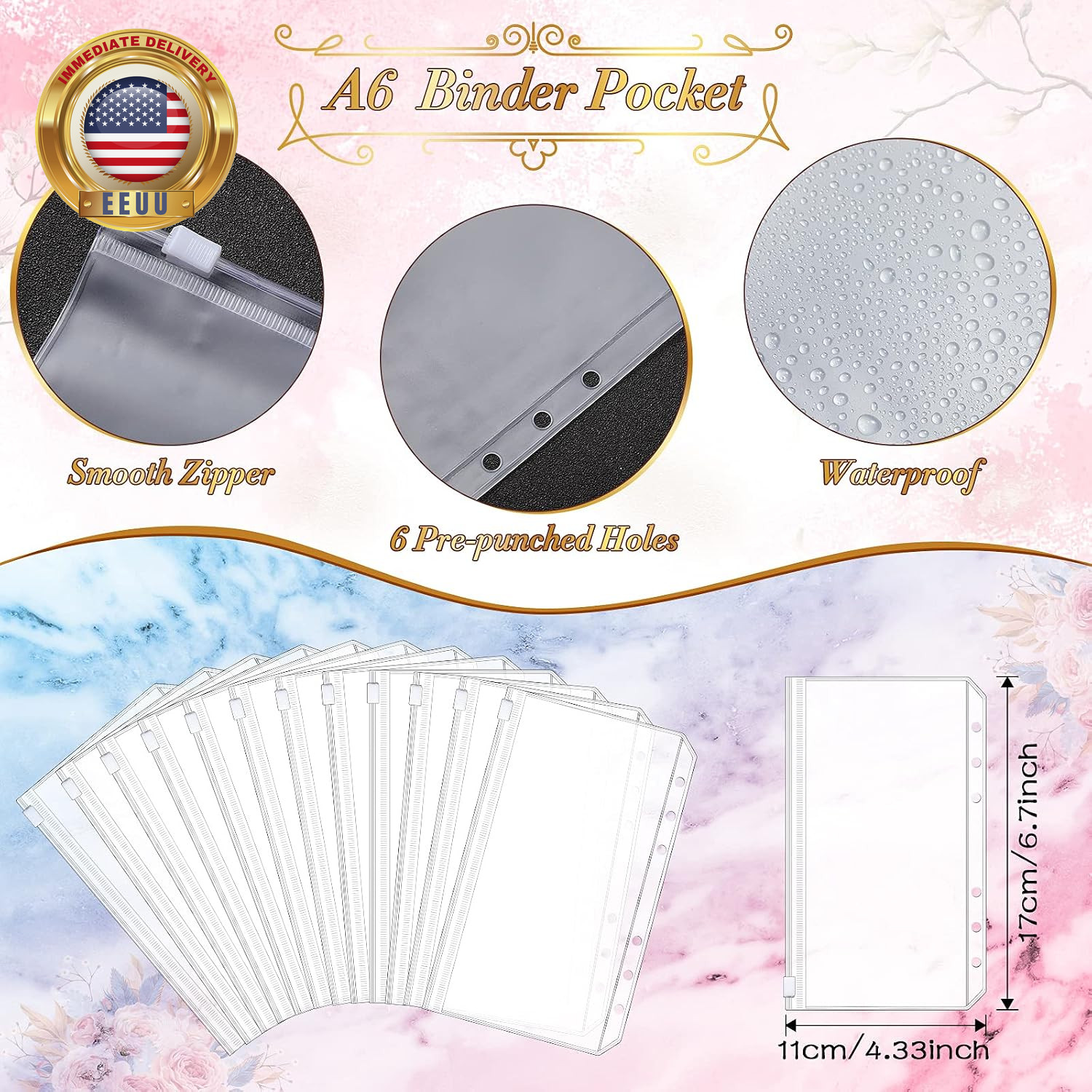 24 Pieces Budget Sheets Expense Tracker Sheets Budget Cash Envelopes A6 Pockets