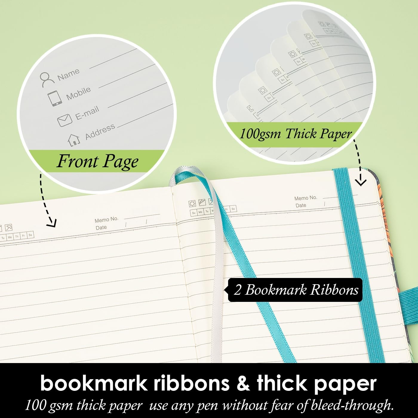 (3 Pack) Aesthetic Small Journal Notebook, A6 (3.7″ x 5.7″) Mini Pocket Noteb…
