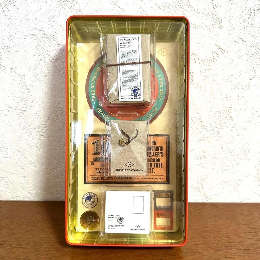 Traveler’s Notebook Mini 10th Anniversary Limited Orange NEW