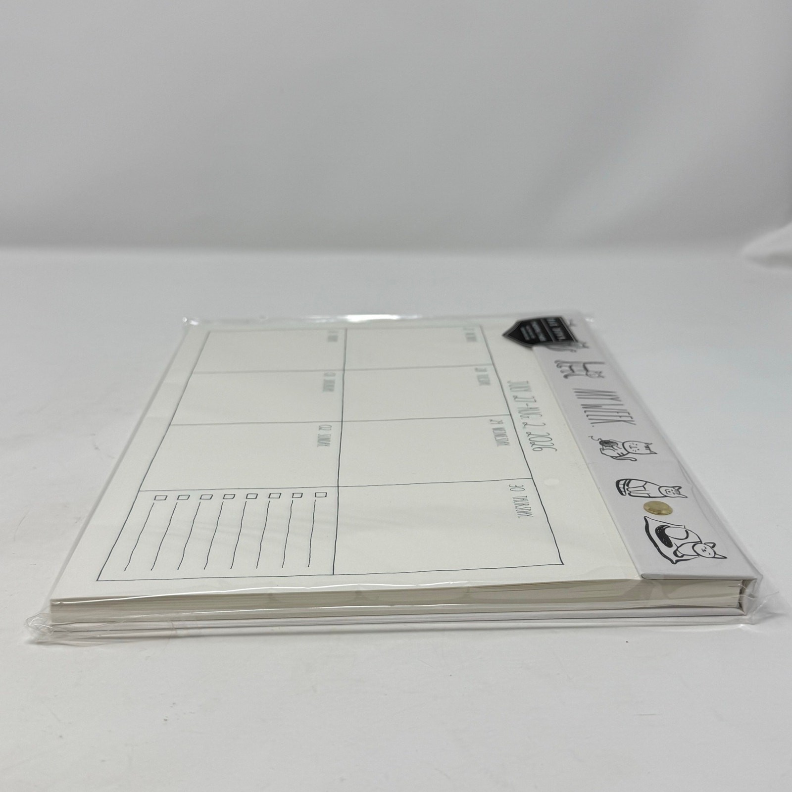 Rae Dunn My Week 17 Month Planner Aug 2026-Dec 2027 Cat Desk Weekly Organizer