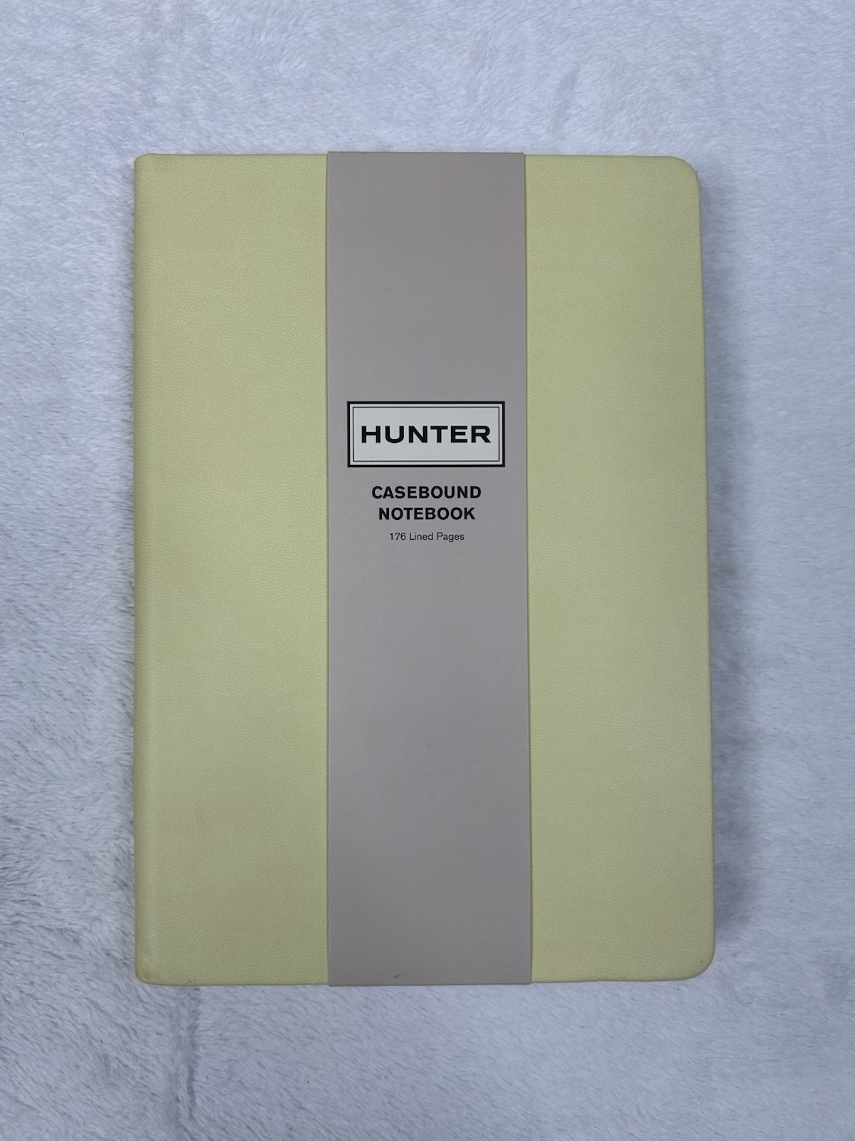 NEW Hunter A5 Casebound Lined Notebook Buttermilk Yellow Hardcover Journal