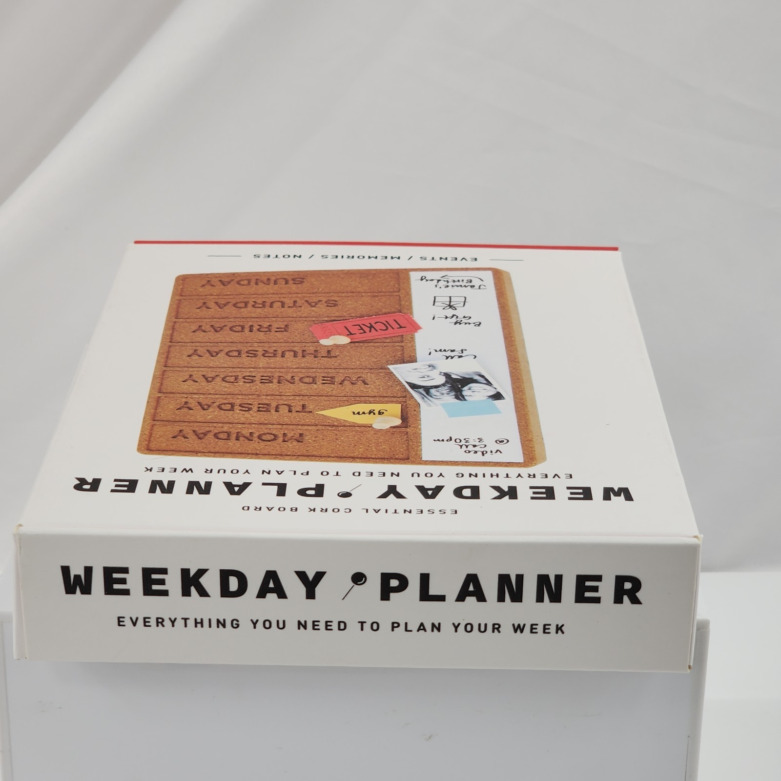 NEW Cork & Whiteboard Weekly Planner White Board Organizer Office Accessory