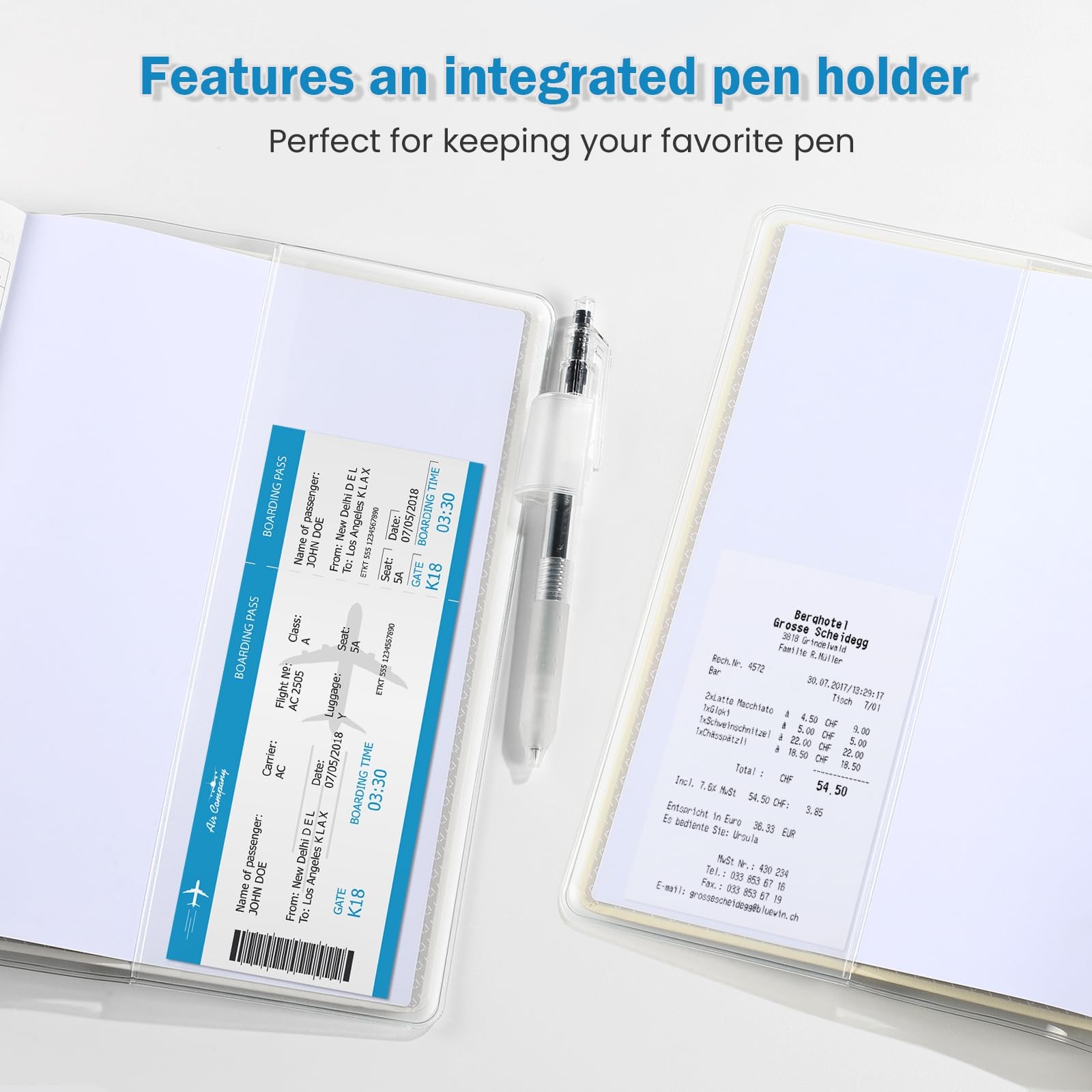 A5 Clear Planner Cover, Fits for Hobonichi Techo Cousin 2026 A5, Transparent