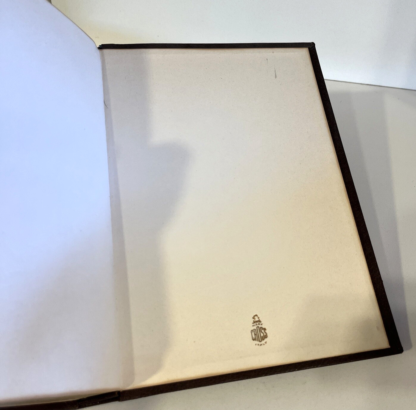 Italian Leather Wine Journal Inventaire Des Vins New Vintage-Gilt- Handsome Book