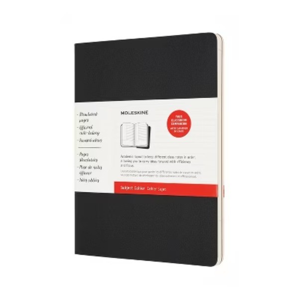 Moleskine Subject Cahier Journal XL 7.5″x9.75″ Black/Kraft Brown