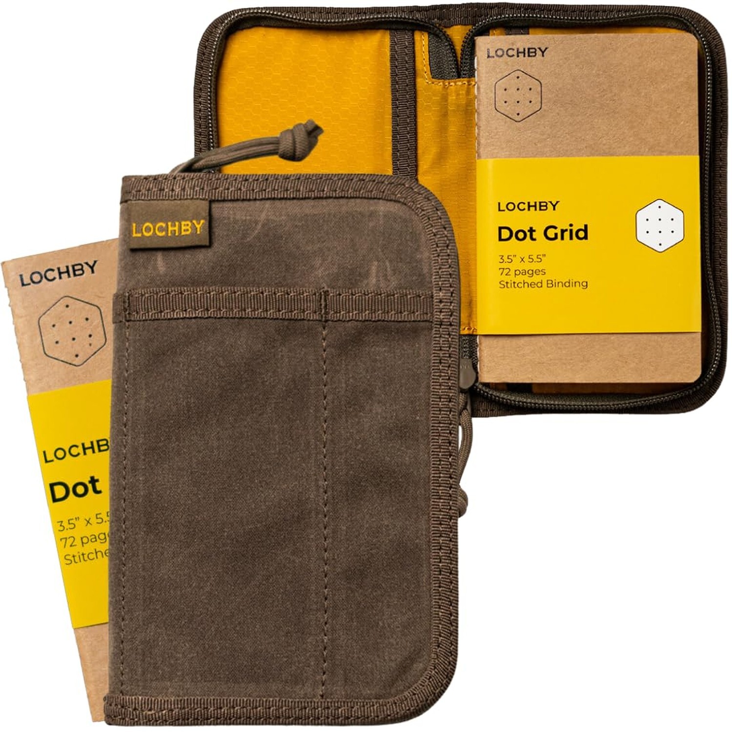Pocket Journal | Ultra-Portable Journal with Dot Grid Notebook Refill For Wom…