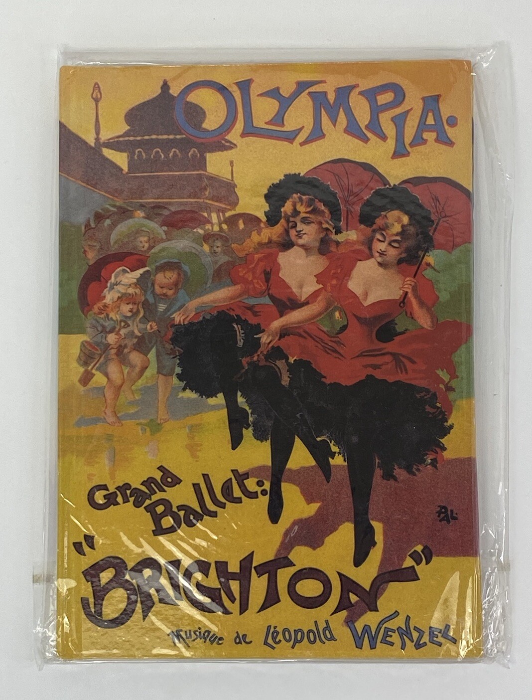 Vintage French Bound Journal Olympia Grand Ballet “Brighton” – New In Sleeve