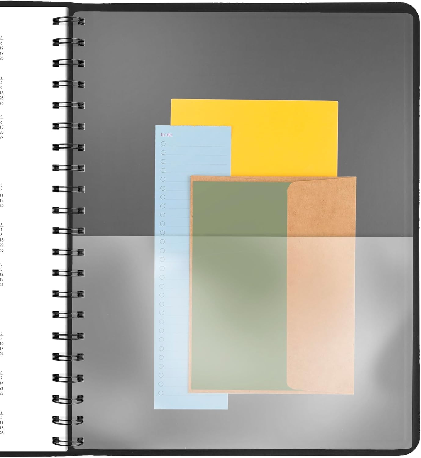 2026 Appointment Book Planner, Daily, 8″ X 11″, Large, Two Person Group, Black