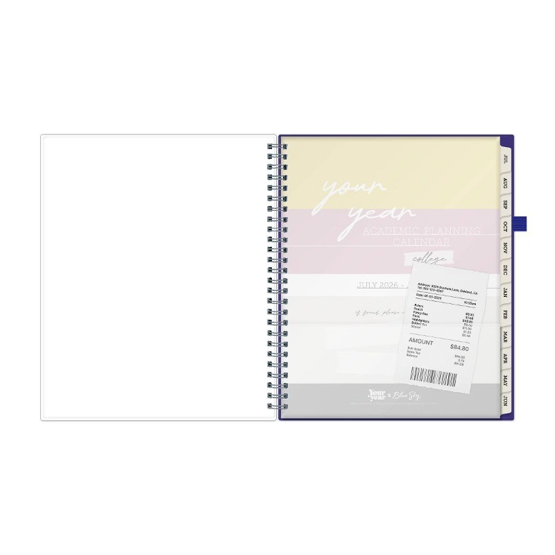 Blue Sky Your Year College Weekly/Monthly Planner Wirebound 7″x9″ Blue Plans