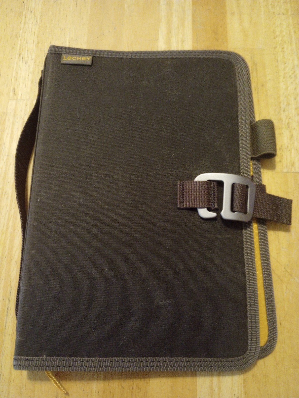 Lochby Field Journal Brown A5 Planner Cover | Water Resistant Waxed Canvas